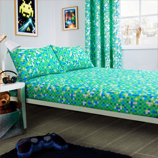 OLIVIA ROCCO Gamer Kids Duvet Cover Set Durable 100% Microfibre Bedding With Pillowcases Boys And Girls Vibrant Bedroom Decor