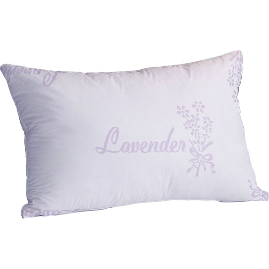 OLIVIA ROCCO Lavender Infused Microfibre Hotel Pillow Medium Support Hypoallergenic Side Sleeper Luxury Down Like Comfort