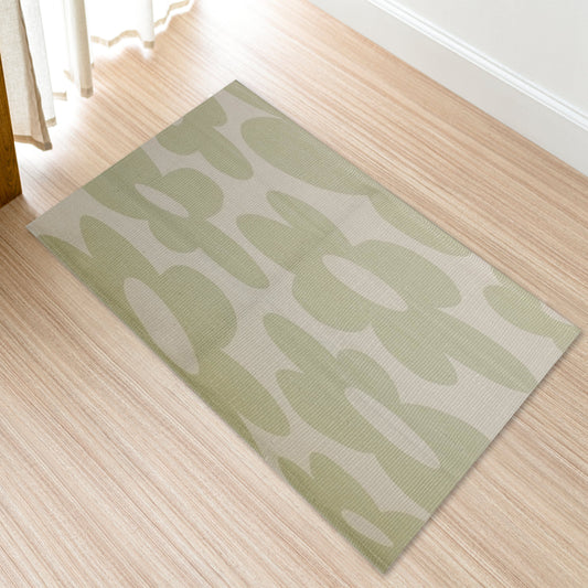 OLIVIA ROCCO Printed Rug Jardin Design Modern Non Slip Soft Durable Floor Rug For Living Room Bedroom Office Jardin Colour