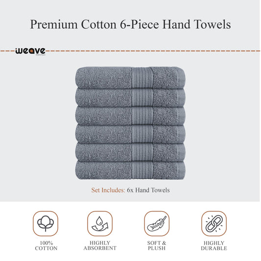 OLIVIA ROCCO Rhodes Towel Silver 100 Percent Cotton Hotel Quality Soft And Ultra Absorbent Hand Bath Towels Sheets And Face Cloths Set