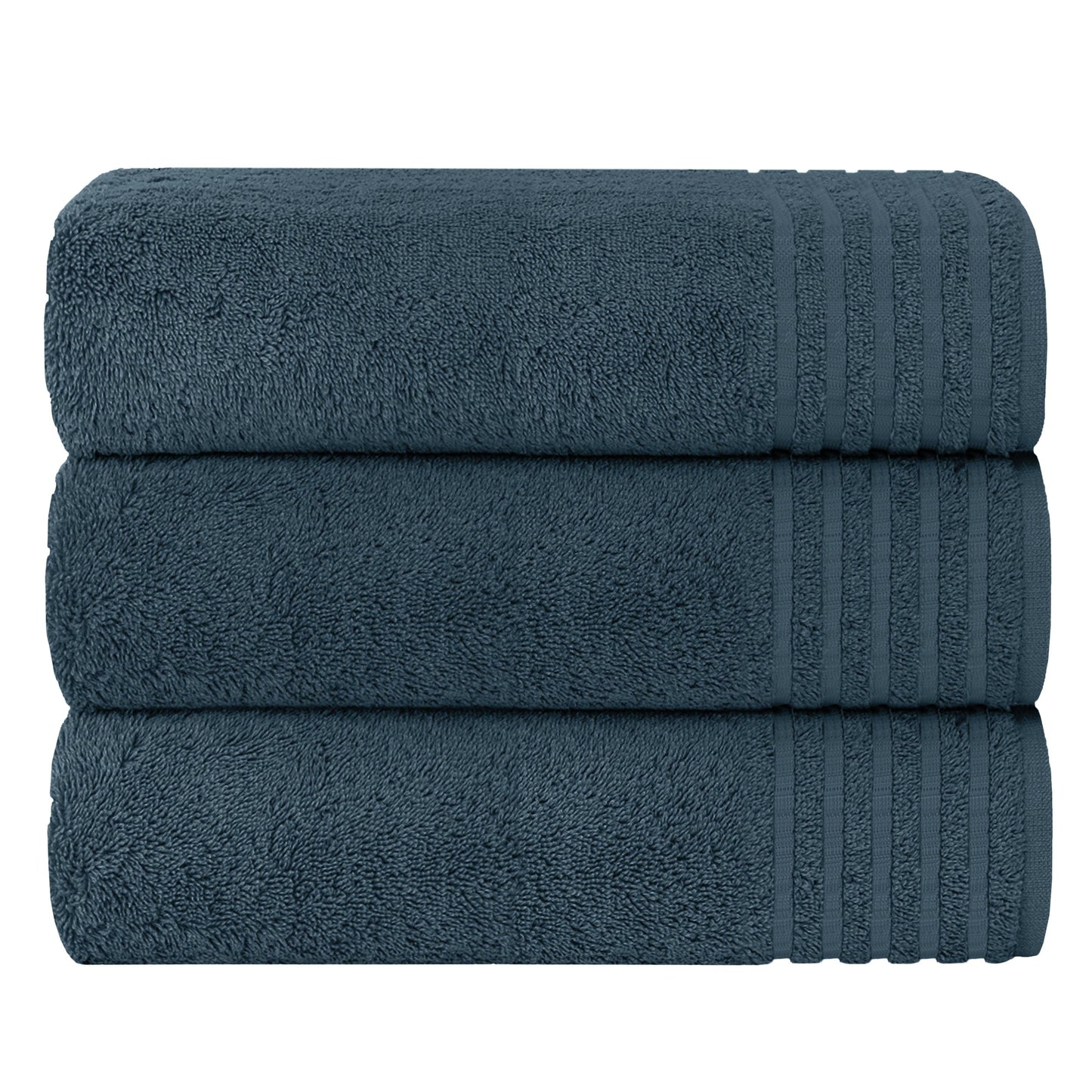 OLIVIA ROCCO Monaco 3 Pack Extra Large Bath Sheets 500GSM 100 Percent Cotton Highly Absorbent Towels For Home Gym Beach Spa Set