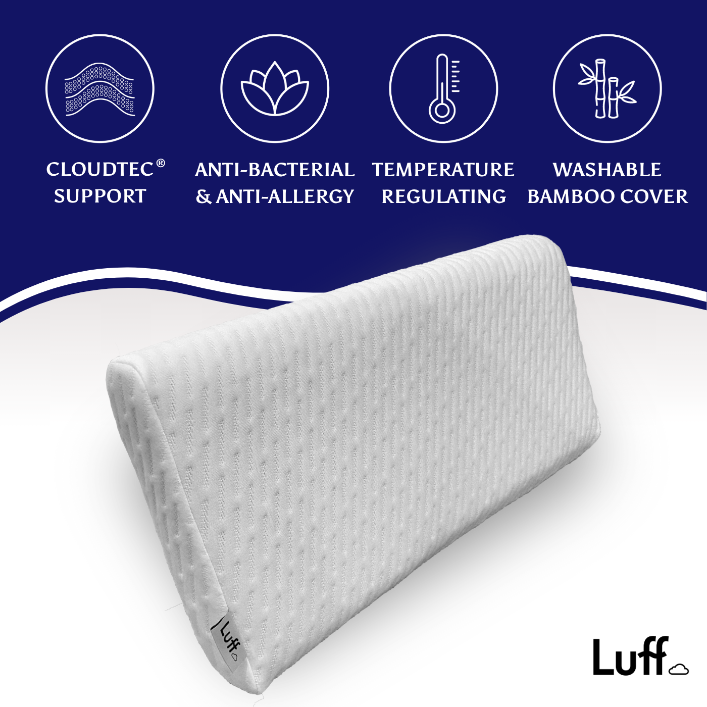 The Bamboo Skinny Pillow