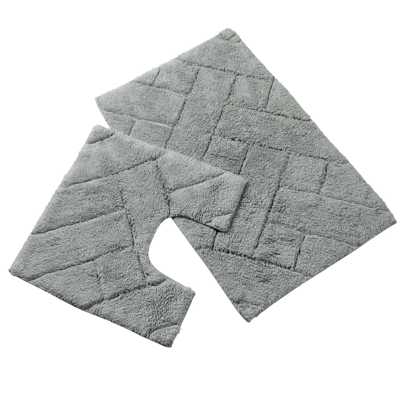 OLIVIA ROCCO Bali Bath Mat And Pedestal Set Luxurious Super Absorbent Easy Care Extra Soft Cotton Mats In Multiple Colours