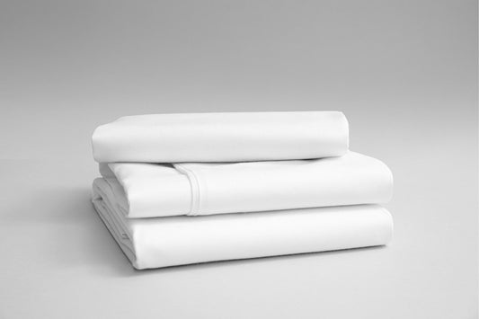 OLIVIA ROCCO Basics Flat Sheet Cotton Linen Blend Soft Luxurious Bedding In Multiple Sizes And Colors Machine Washable Easy Care