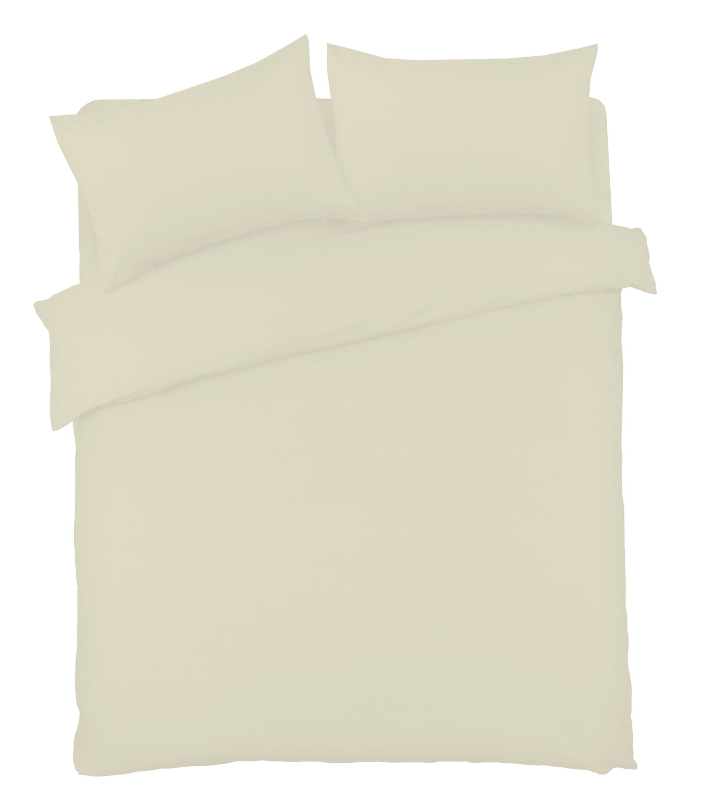 OLIVIA ROCCO Basics Luxury Cotton-Rich Duvet Set, Soft Durable Bedding In Single, Double, King, Super King Sizes, Elegant Color Options