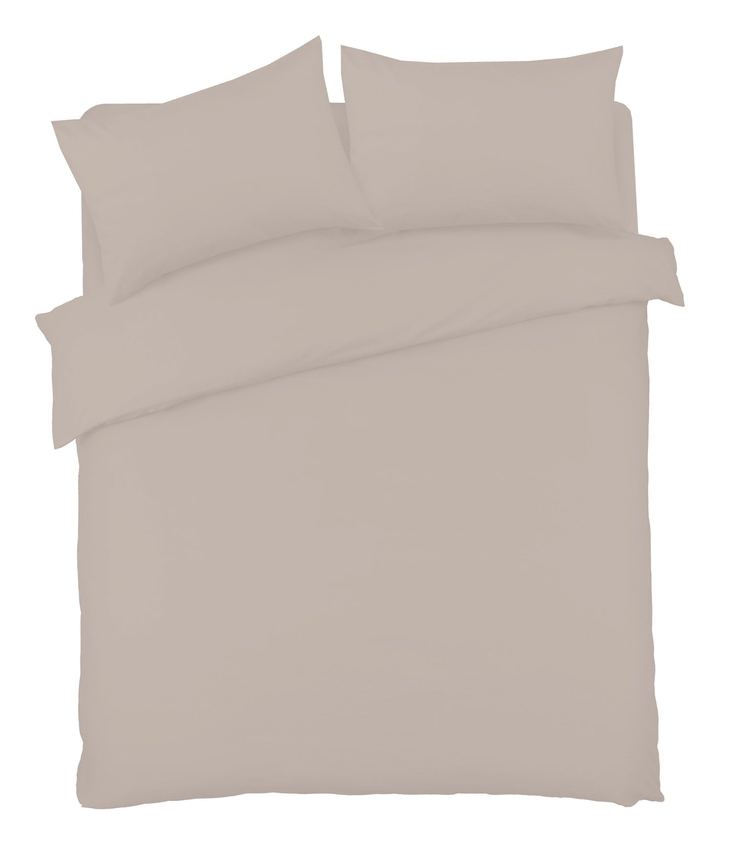 OLIVIA ROCCO Basics Luxury Cotton-Rich Duvet Set, Soft Durable Bedding In Single, Double, King, Super King Sizes, Elegant Color Options