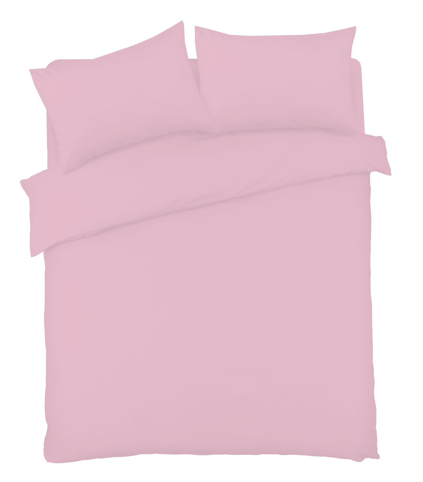 OLIVIA ROCCO Basics Luxury Cotton-Rich Duvet Set, Soft Durable Bedding In Single, Double, King, Super King Sizes, Elegant Color Options