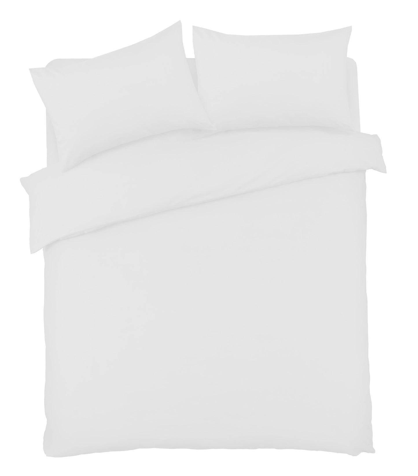 OLIVIA ROCCO Basics Luxury Cotton-Rich Duvet Set, Soft Durable Bedding In Single, Double, King, Super King Sizes, Elegant Color Options
