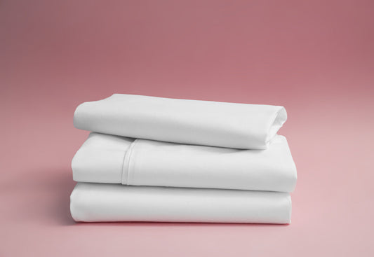 OLIVIA ROCCO Basics Fitted Sheet Indus Valley Cotton Linen Elasticated For Perfect Fit OEKO TEX Certified Multiple Sizes And Colours