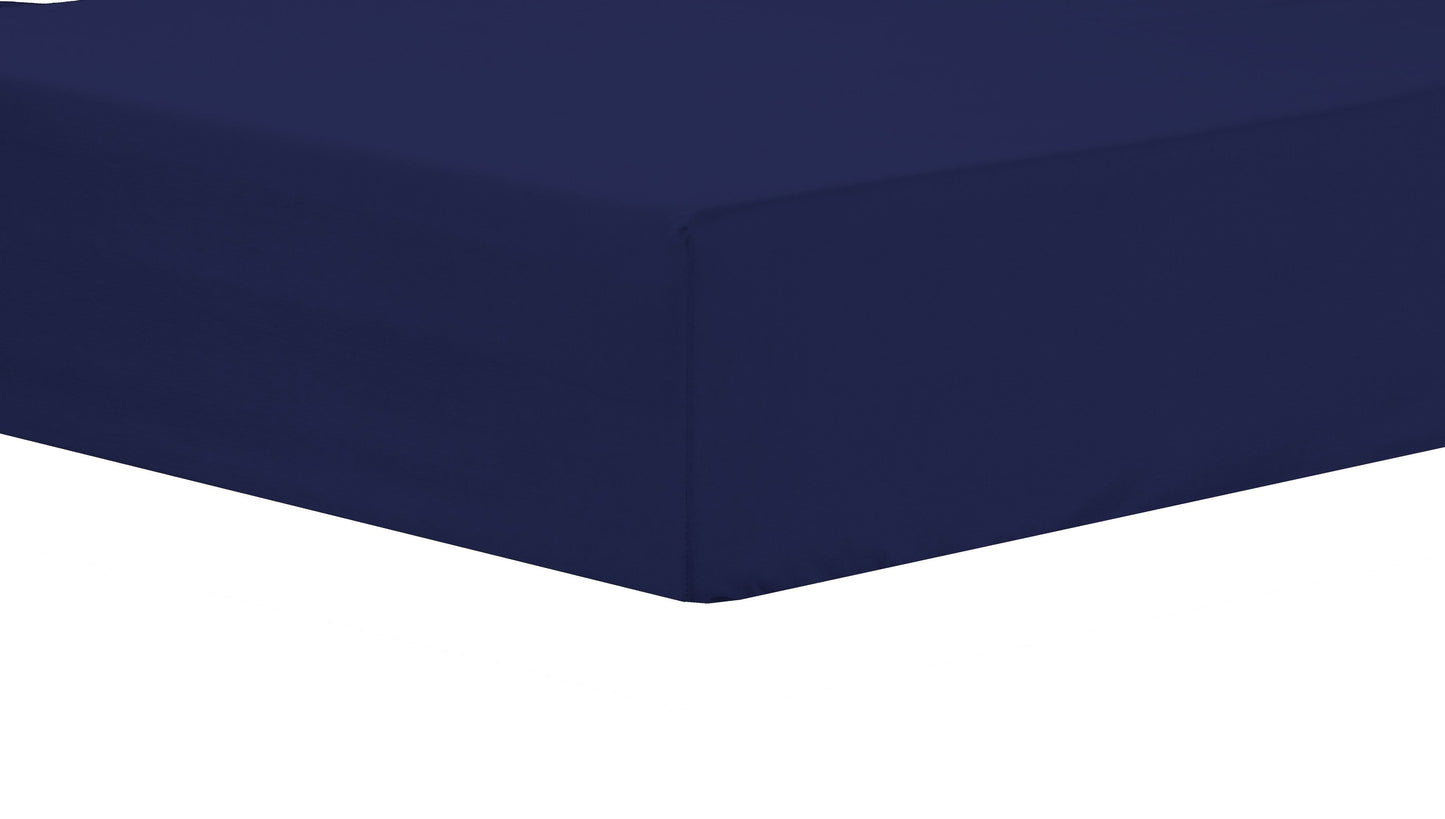 OLIVIA ROCCO Basics Fitted Sheet Indus Valley Cotton Linen Elasticated For Perfect Fit OEKO TEX Certified Multiple Sizes And Colours