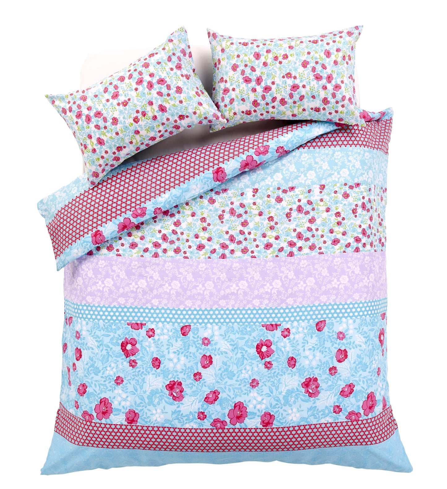 Chelsea Floral Duvet Set Cotton-Rich Bedding