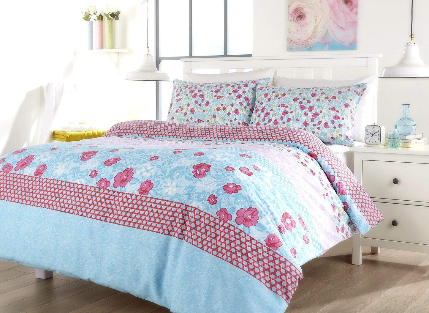 Chelsea Floral Duvet Set Cotton-Rich Bedding