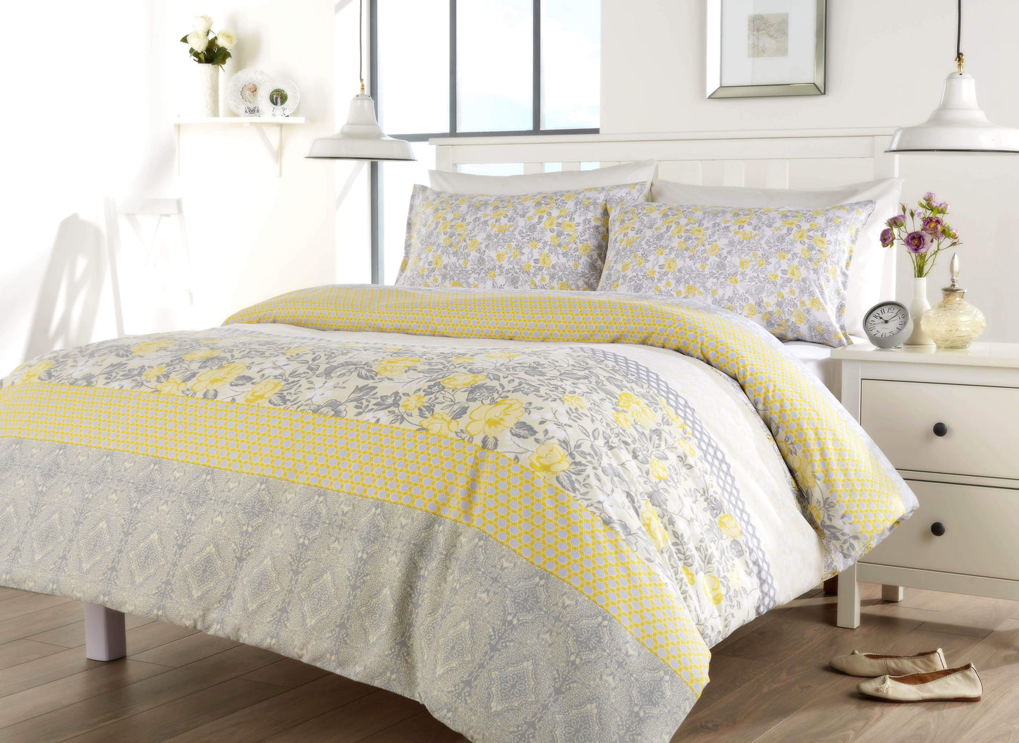Chelsea Floral Duvet Set Cotton-Rich Bedding
