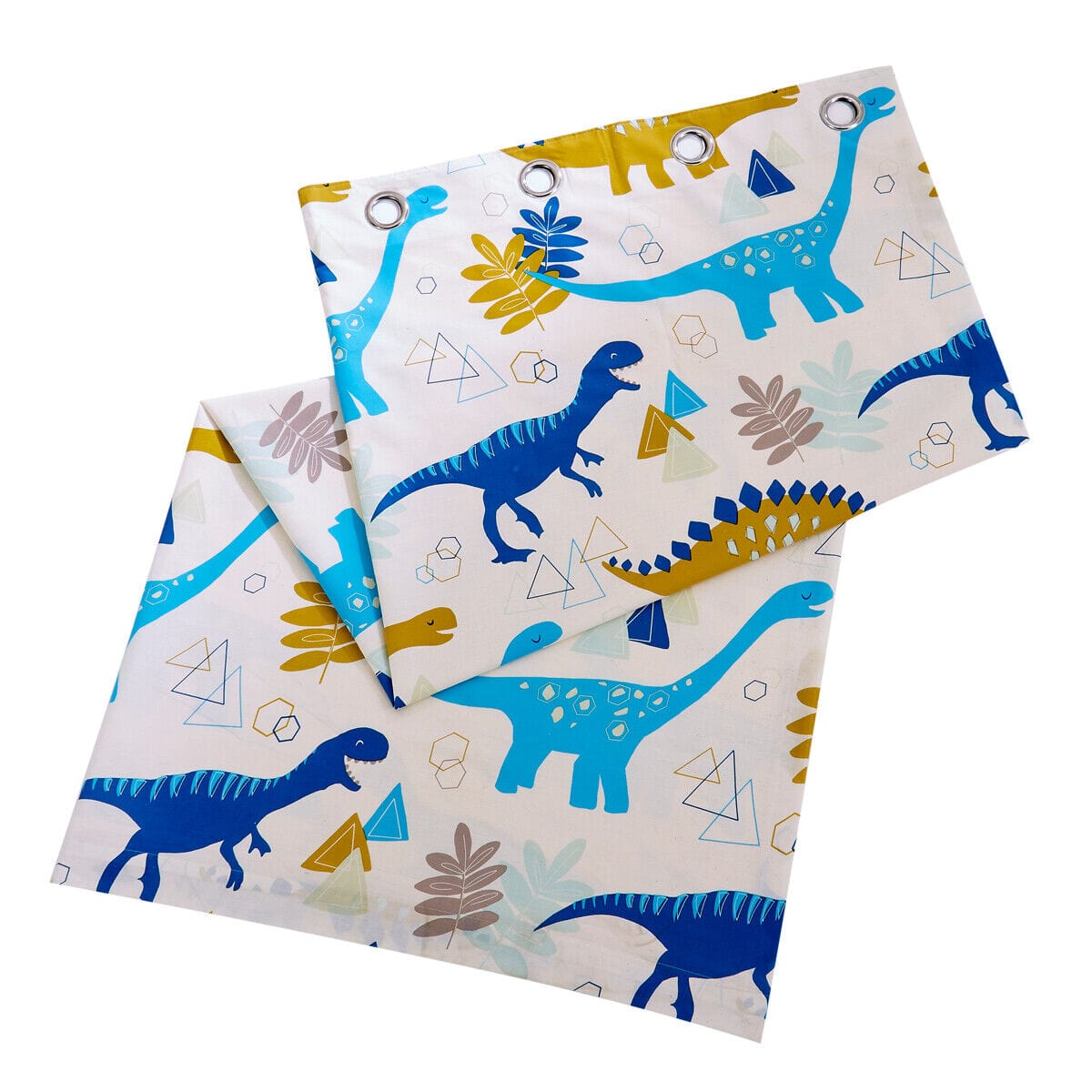 OLIVIA ROCCO Dinosaur Kids Bedding Set Soft 100% Microfibre Duvet Cover With Pillowcases And Optional Curtains Single Or Double