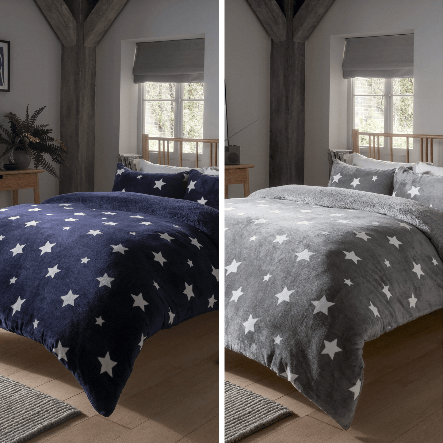 OLIVIA ROCCO Reversible Teddy Duvet Cover Set Super Soft Faux Fur Bedding For Winter Nights Single Double King Luxurious Cozy Huggable Plush Bedding