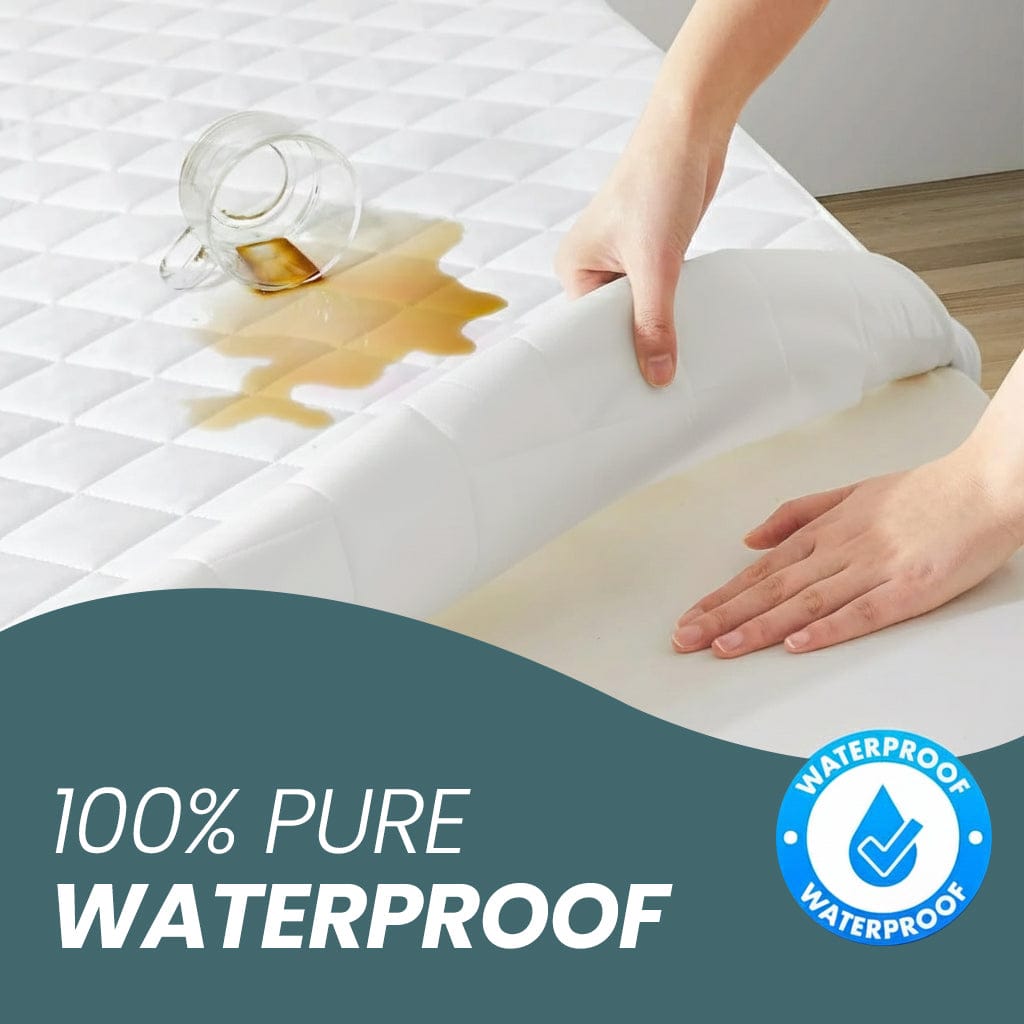 Egyptian Cotton Quilted Waterproof Mattress Protector