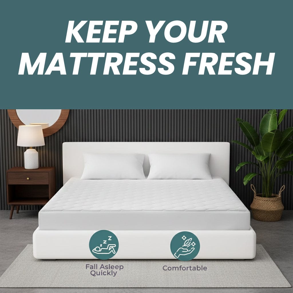 Egyptian Cotton Quilted Waterproof Mattress Protector