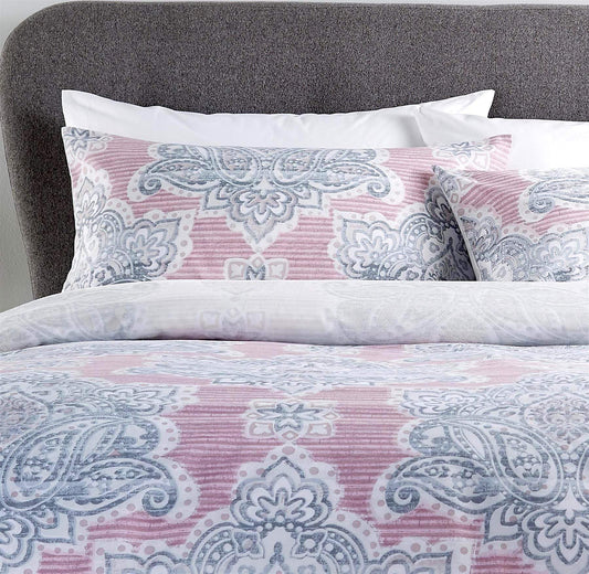 OLIVIA ROCCO Empire Duvet Set Reversible Luxurious Premium Cotton Rich With Vibrant Designs For Single Double And King Beds