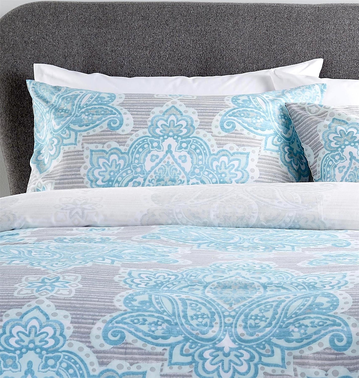 OLIVIA ROCCO Empire Duvet Set Reversible Luxurious Premium Cotton Rich With Vibrant Designs For Single Double And King Beds