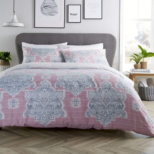 OLIVIA ROCCO Empire Duvet Set Reversible Luxurious Premium Cotton Rich With Vibrant Designs For Single Double And King Beds