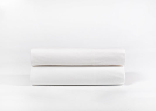 OLIVIA ROCCO Extra Deep Pocket Fitted Sheet Indus Valley Cotton Linen Blend OEKO TEX Certified for Thick Mattresses in Multiple Colours