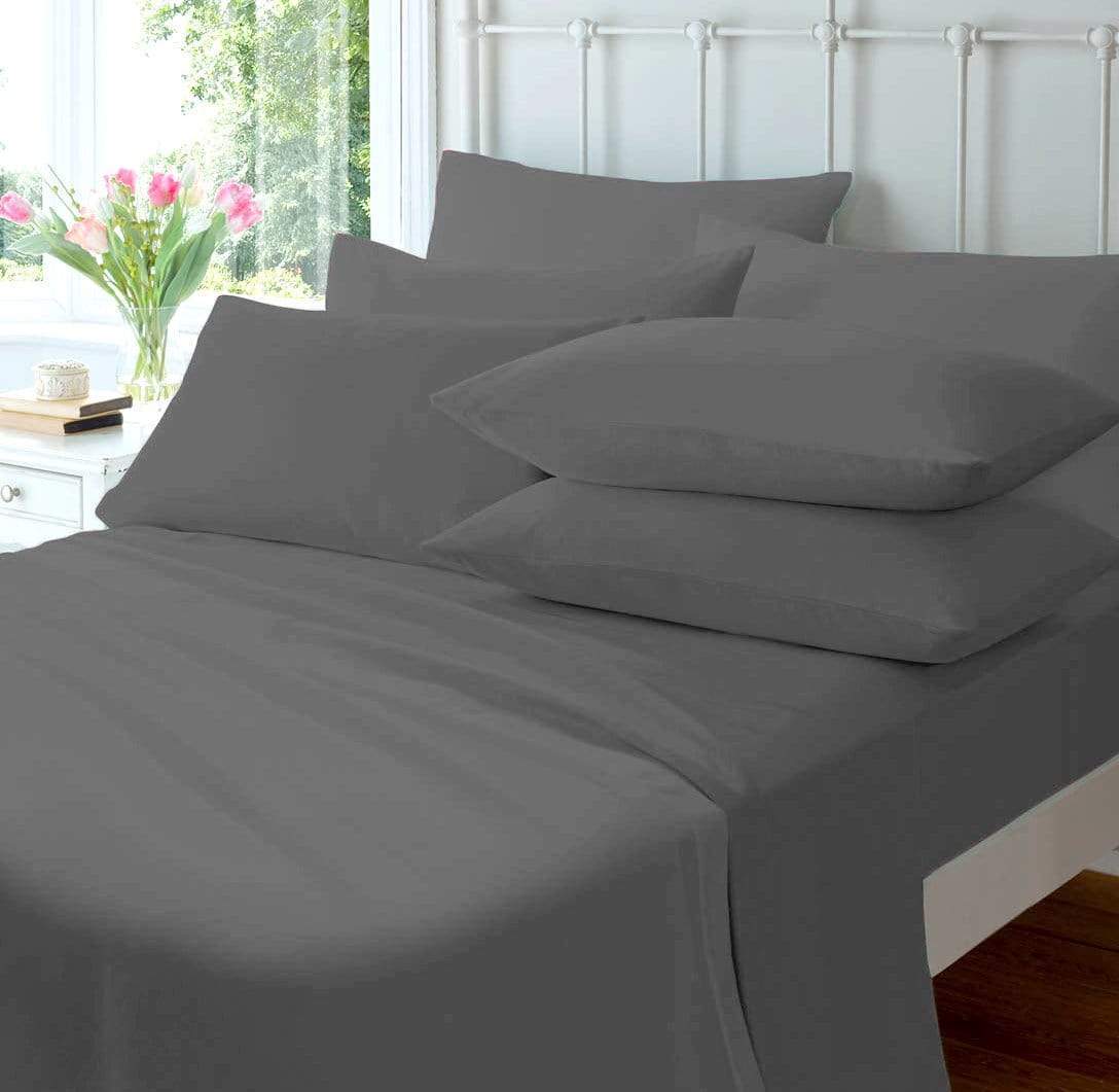 OLIVIA ROCCO Flannelette Duvet Set Brushed Cotton Super Soft Warm Luxuriously Cozy For Single Double King Super King All Season Comfort