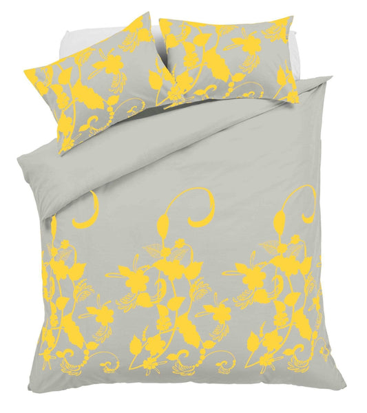 Floral Trail Duvet Set Cotton Rich Bedding With Botanical Design