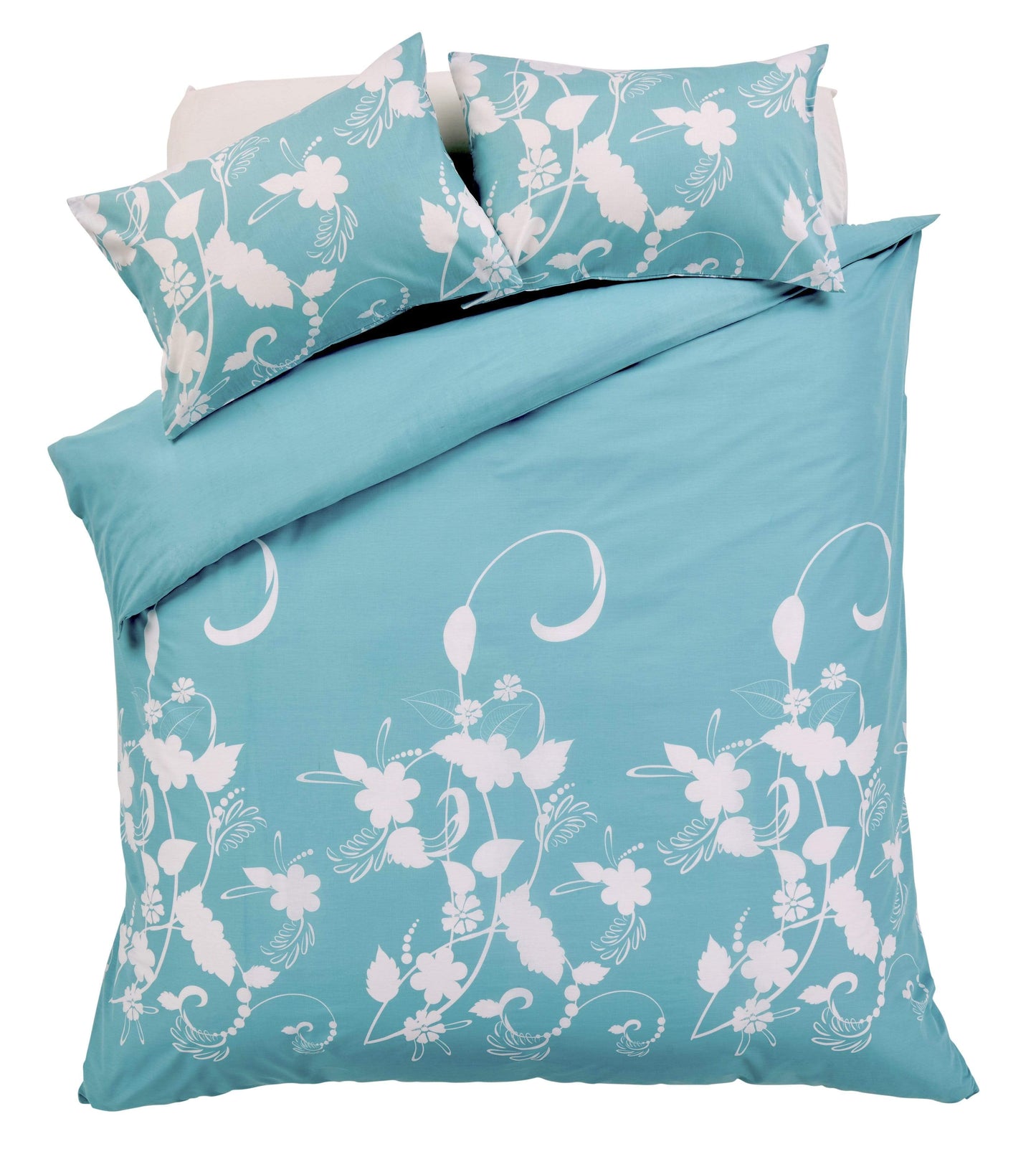 Floral Trail Duvet Set Cotton Rich Bedding With Botanical Design