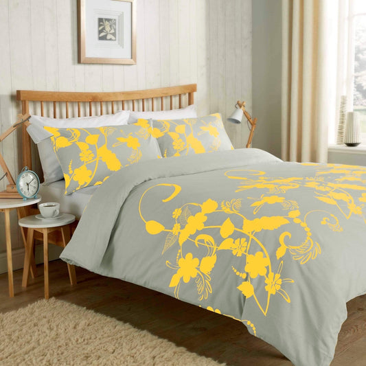 Floral Trail Duvet Set Cotton Rich Bedding With Botanical Design