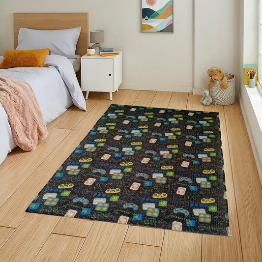 OLIVIA ROCCO Animal Print Non-Slip Soft Durable Floor Rug For Living Room Bedroom Hallway Office Eco-Friendly Plush Backing Easy-Clean