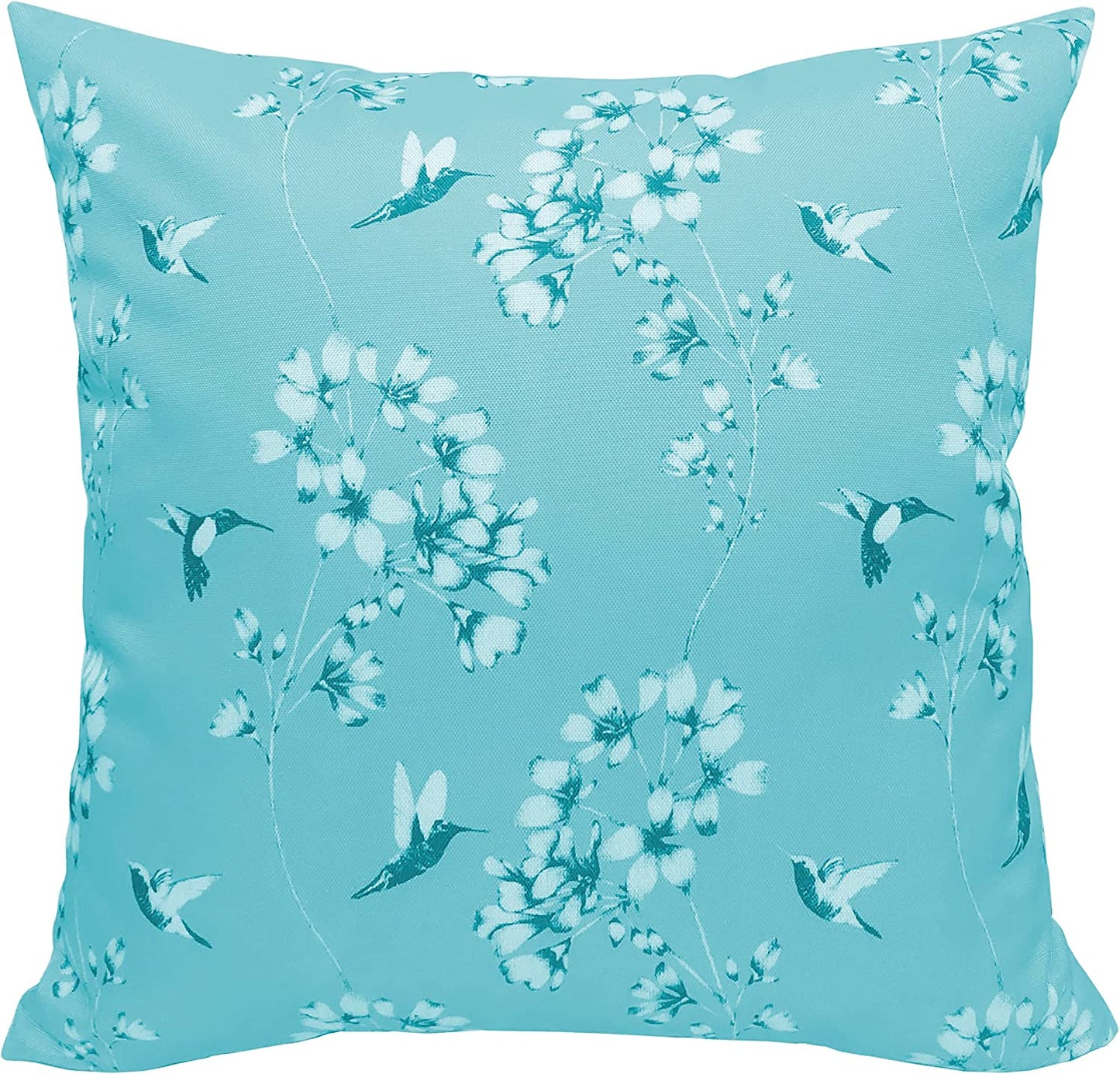 OLIVIA ROCCO Jardin Duckegg Waterproof Outdoor Cushion Covers 17x17 Inches 43x43 CM Water Resistant for Patio Garden Beach Indoor Use
