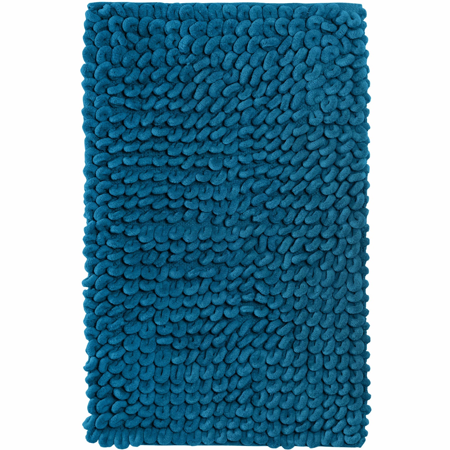OLIVIA ROCCO Jumbo Loop Bath Mat Non Slip Water Absorbent Rug For Shower And Toilet Large Size Floor Mat Plush Loop Design