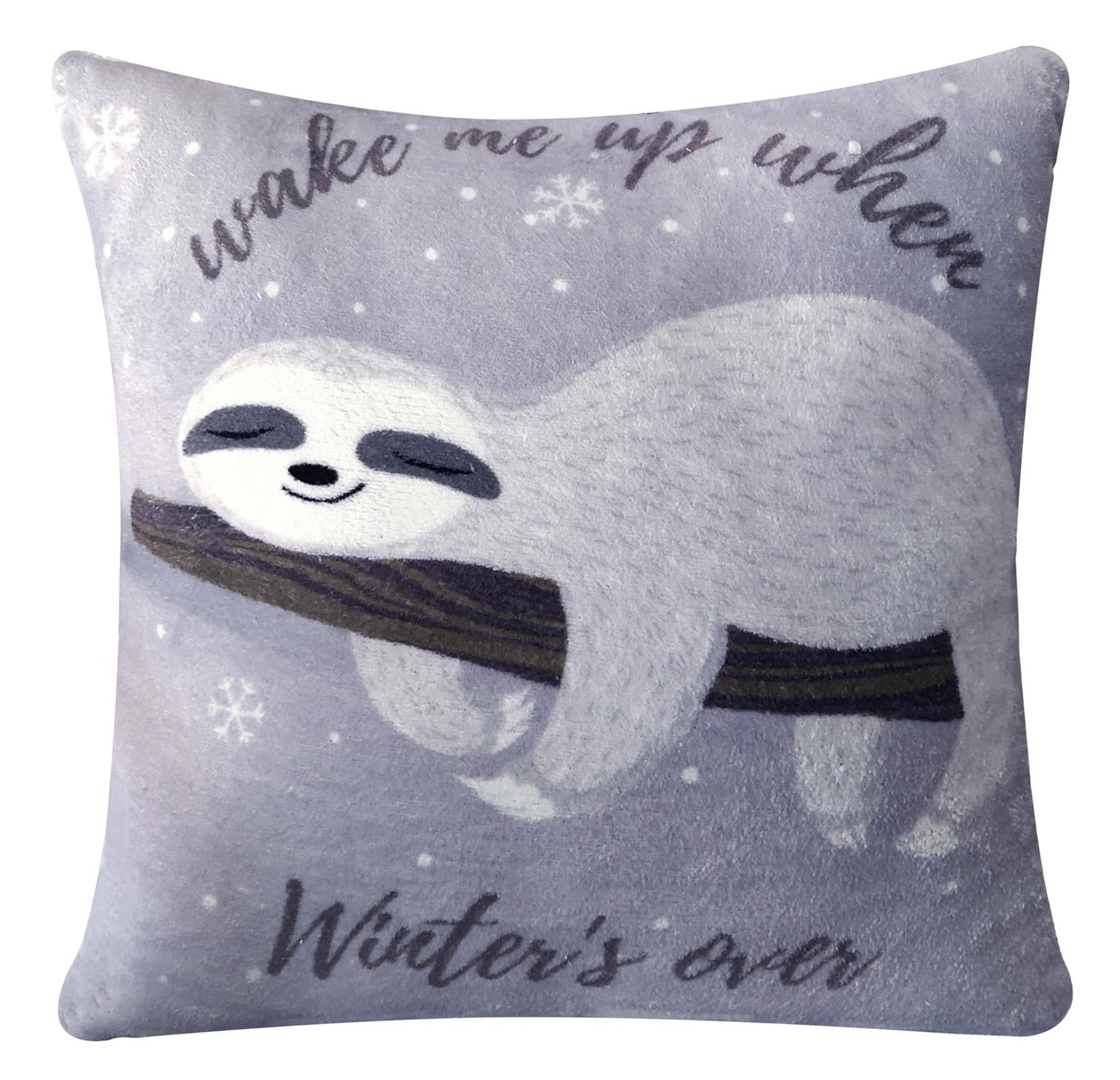 OLIVIA ROCCO Lazy Sloth Teddy Fleece Duvet Set With Matching Throw And Cushions Luxurious Warm Faux Fur Bedding For Bedroom