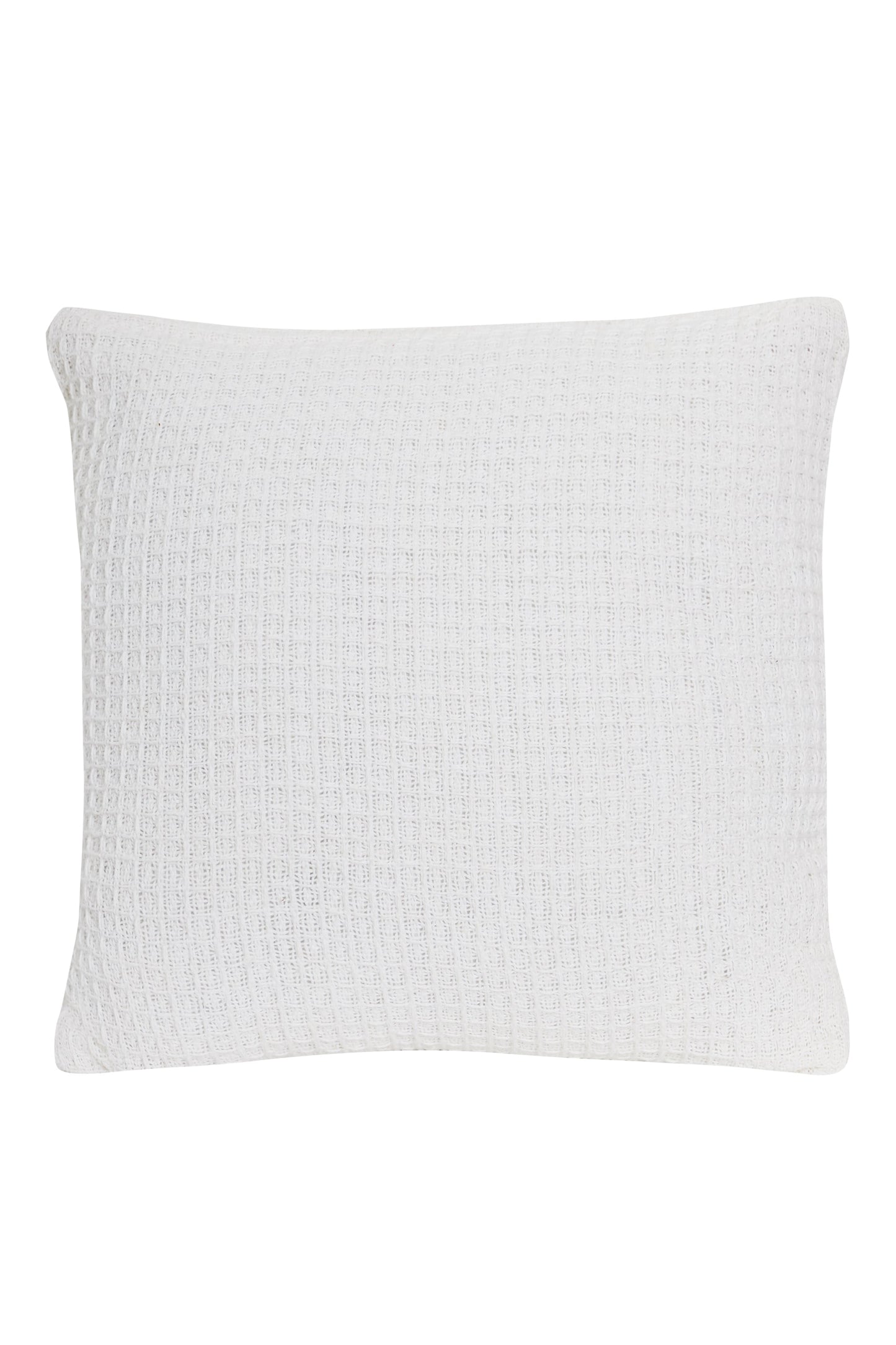 OLIVIA ROCCO Lisbon Pure Indian Cotton Handwoven Honeycomb Cushion Covers Indoor Outdoor Use 17x17 and 24x24 Grey Ochre Navy Teal Pink Silver