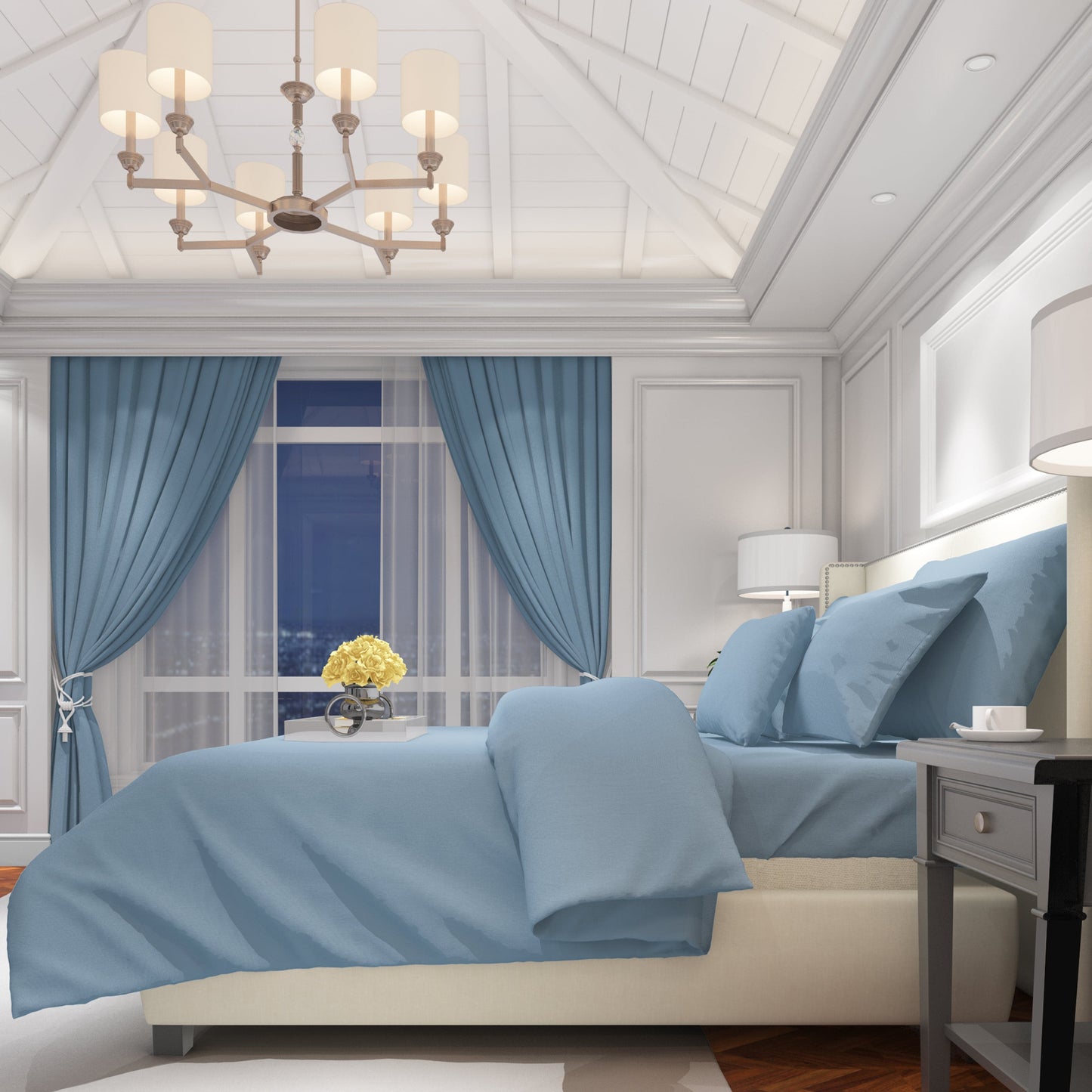 OLIVIA ROCCO Flannelette Brushed Cotton Easycare Fitted Sheets With Elastic Fit Design In Multiple Sizes For All Beds