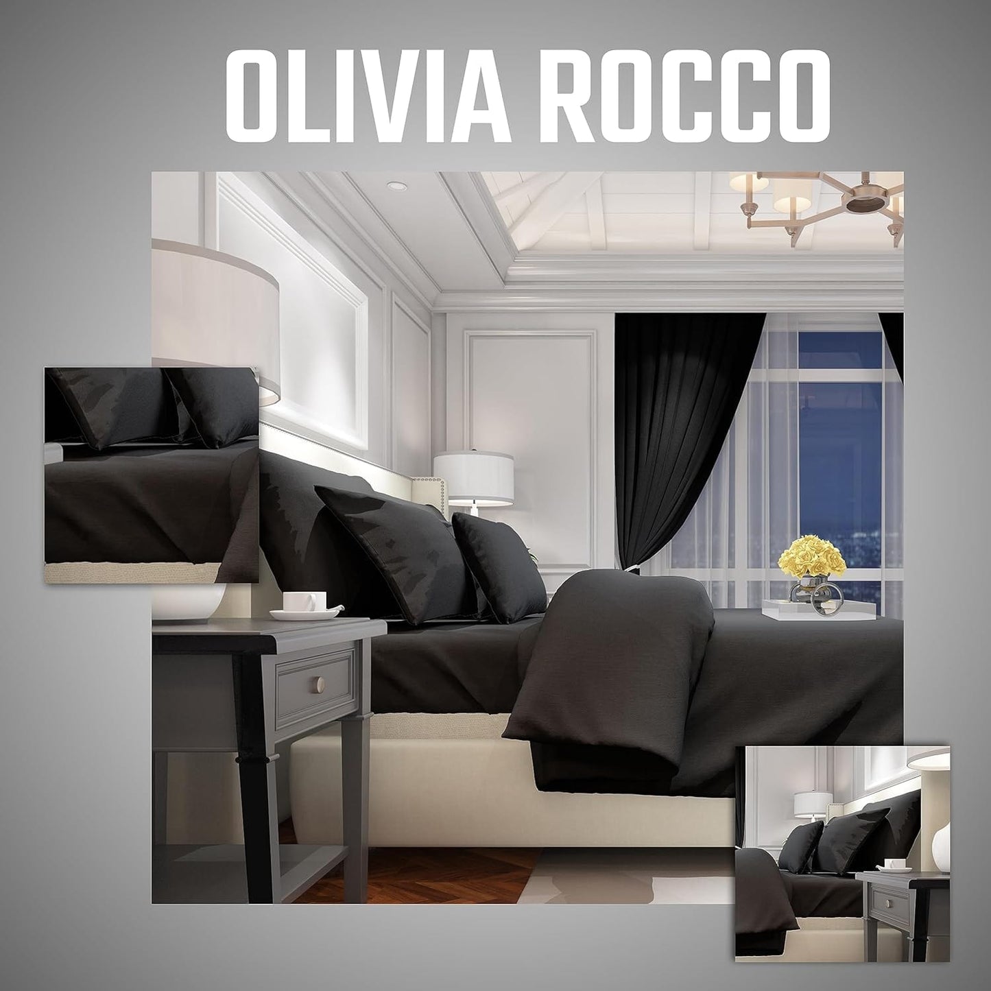 OLIVIA ROCCO Flannelette Brushed Cotton Easycare Fitted Sheets With Elastic Fit Design In Multiple Sizes For All Beds