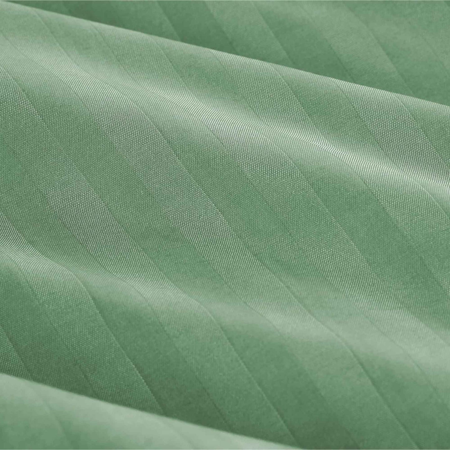 OLIVIA ROCCO Mayfair Stripe Satin Reversible Duvet Cover Set With Comforter Multiple Sizes And Colours Luxurious Bedding Collection