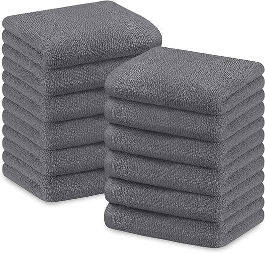 OLIVIA ROCCO Bath Sheets 500GSM Ultra Soft Super Absorbent Quick Dry Cotton White Grey Hotel Durable Bulk Pack 12 BBs Hospitals