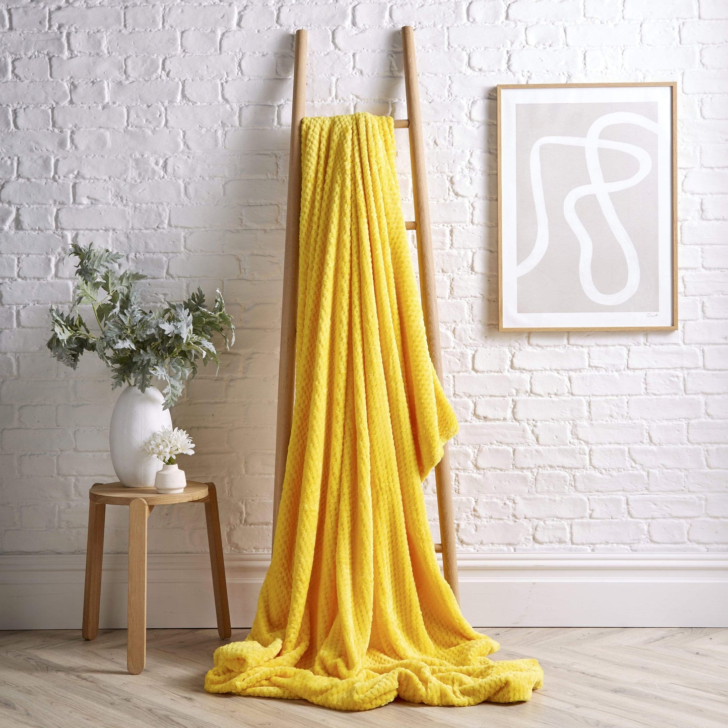 OLIVIA ROCCO Cloud Honeycomb Throw Oversized Chunky Soft Fleece Blanket Faux Fur Polyester Blend Double King Size Ideal For Beds And Sofas Warm Home Decor