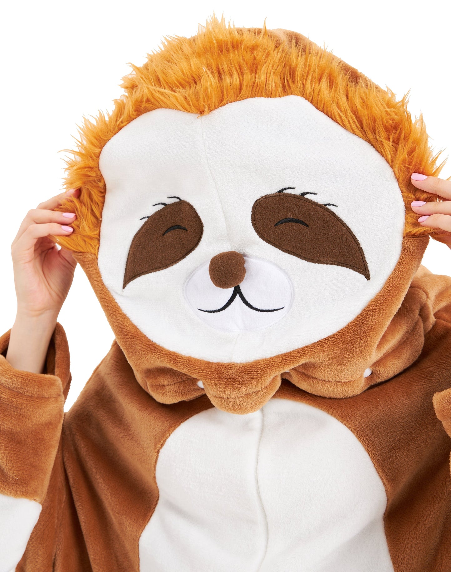 OLIVIA ROCCO Oversized Sloth Animal Wearable Blanket Hoodie Soft Fleece Hooded Blanket with Sleeves Warm Winter Loungewear