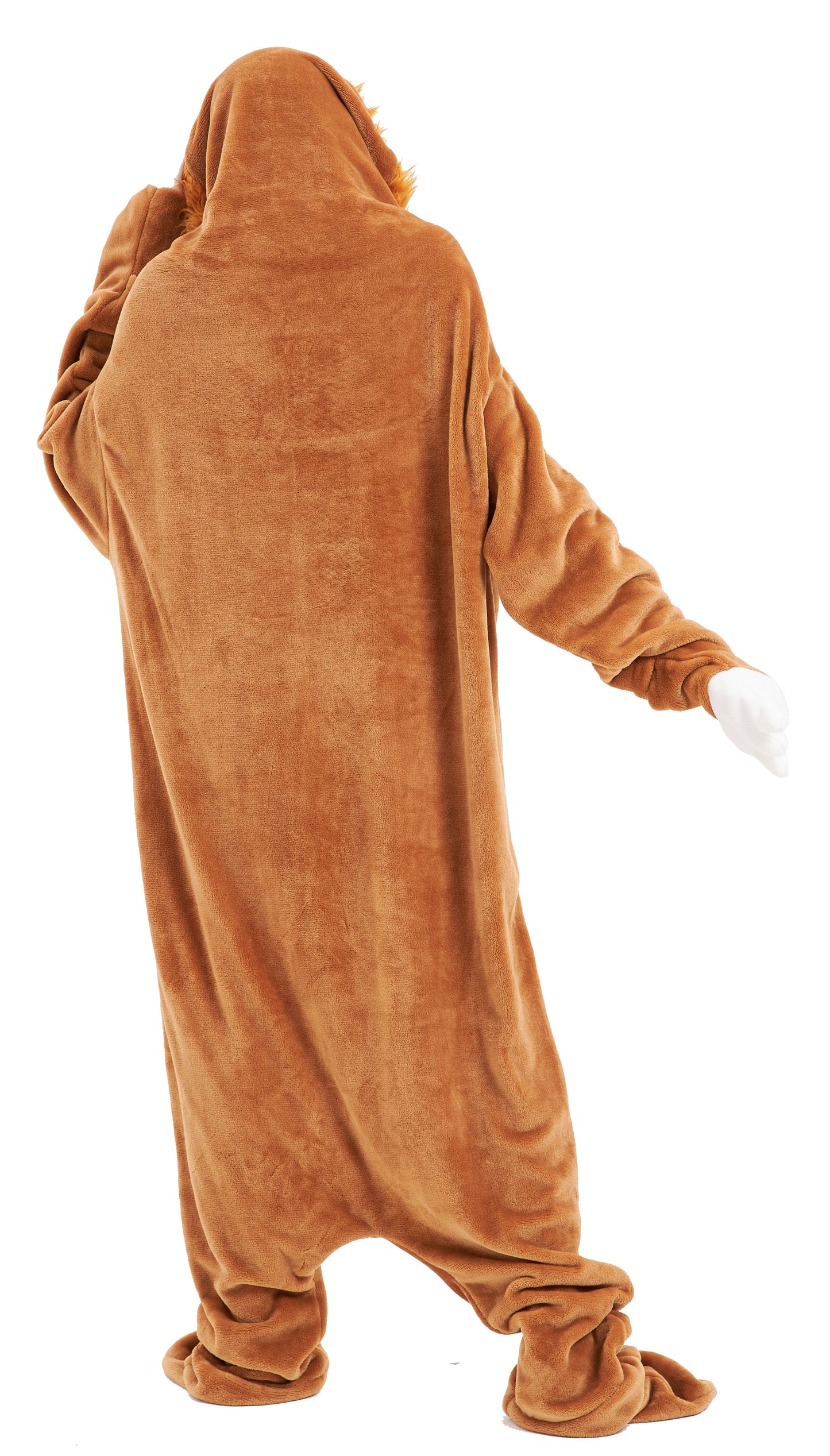 OLIVIA ROCCO Oversized Sloth Animal Wearable Blanket Hoodie Soft Fleece Hooded Blanket with Sleeves Warm Winter Loungewear
