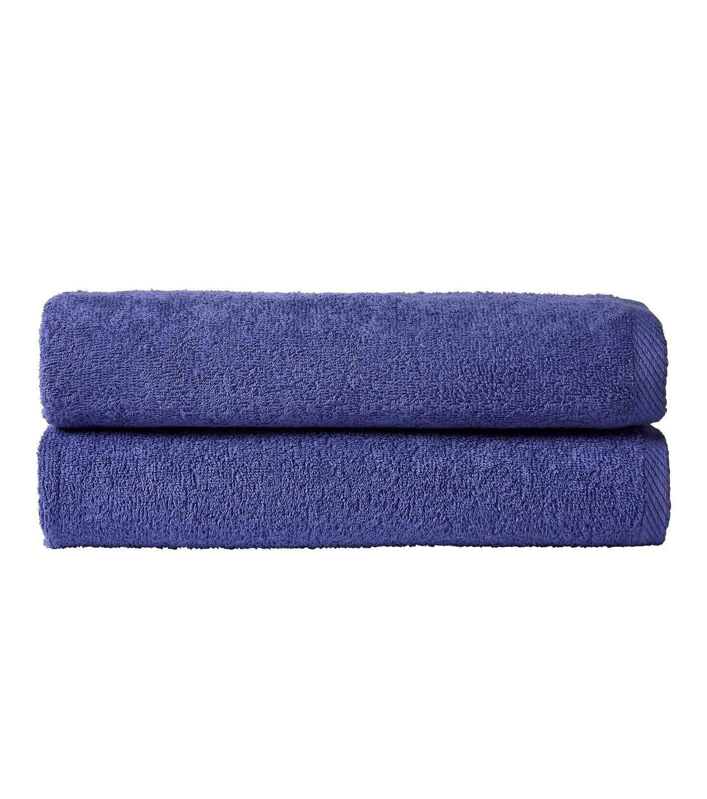 Large Bath Sheets 80x140 cm Pack of 2 Quick Drying Lightweight Easy care