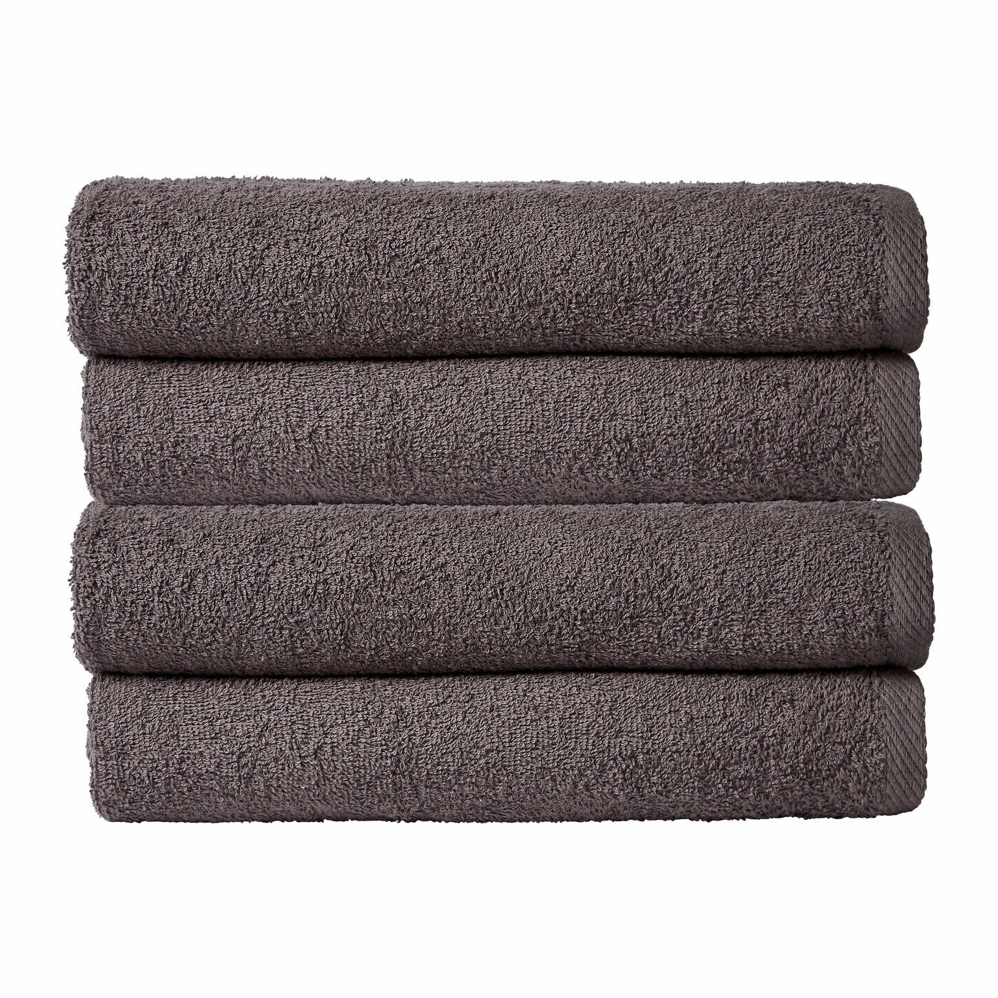 OLIVIA ROCCO Pack Of 4 Large Quick-Drying Indus Valley Cotton Bath Sheets 80x140cm Lightweight Easycare For Home Travel Gym Holidays Multiple Colours