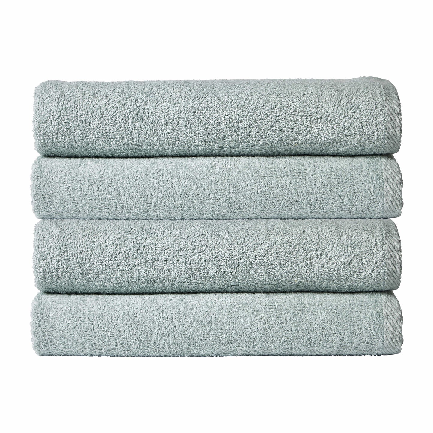 OLIVIA ROCCO Pack Of 4 Large Quick-Drying Indus Valley Cotton Bath Sheets 80x140cm Lightweight Easycare For Home Travel Gym Holidays Multiple Colours