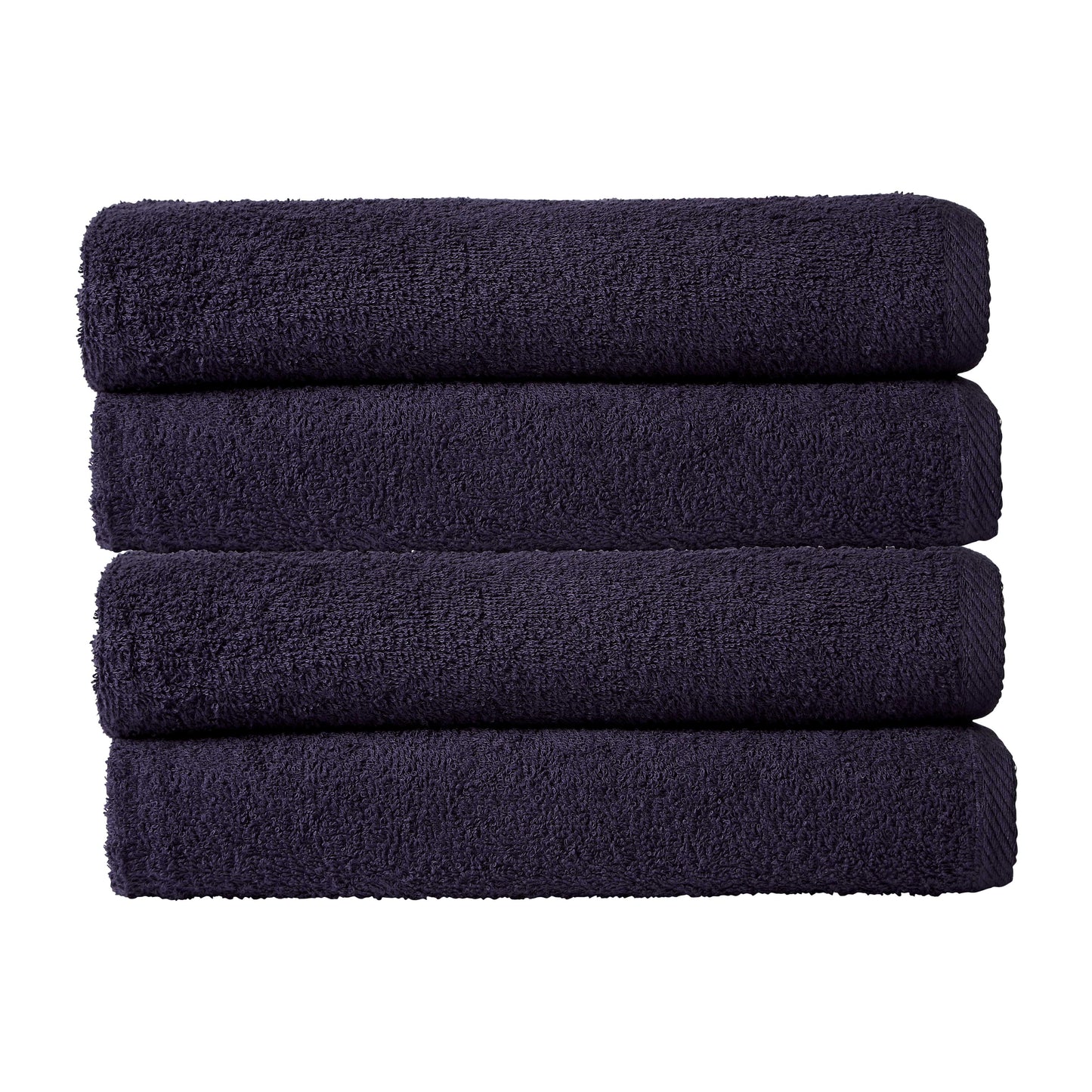 OLIVIA ROCCO Pack Of 4 Large Quick-Drying Indus Valley Cotton Bath Sheets 80x140cm Lightweight Easycare For Home Travel Gym Holidays Multiple Colours