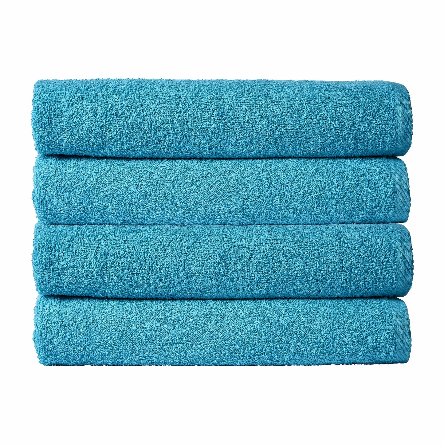OLIVIA ROCCO Pack Of 4 Large Quick-Drying Indus Valley Cotton Bath Sheets 80x140cm Lightweight Easycare For Home Travel Gym Holidays Multiple Colours