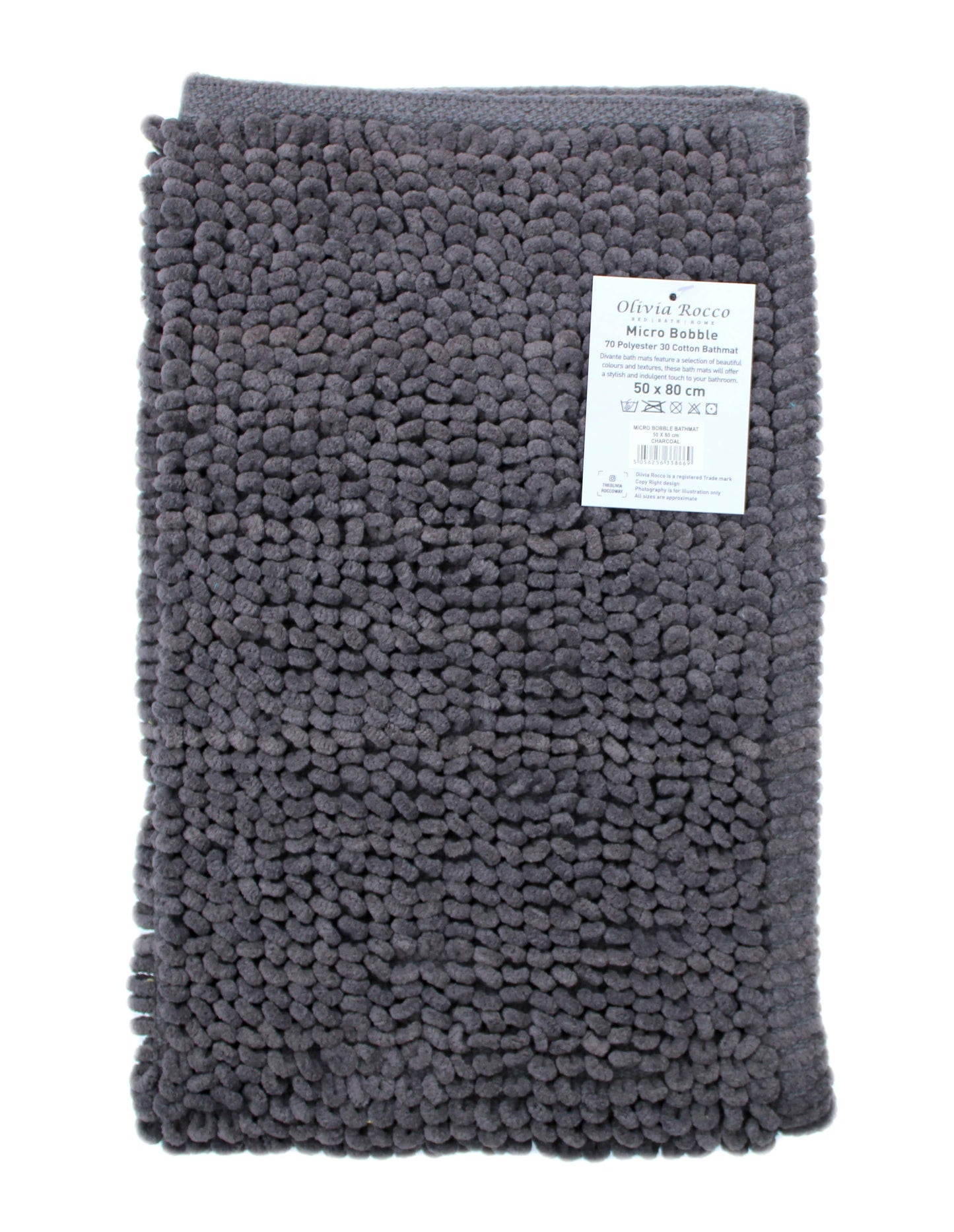 Pebbles Micro Bobble Bath Mat Pure Indian Cotton Hand Woven