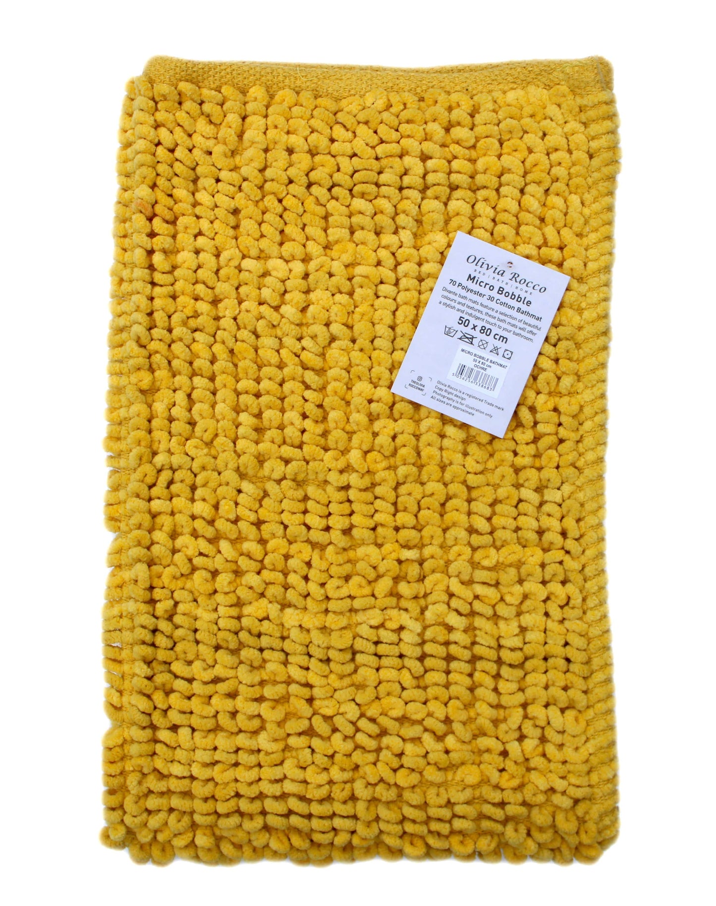 Pebbles Micro Bobble Bath Mat Pure Indian Cotton Hand Woven