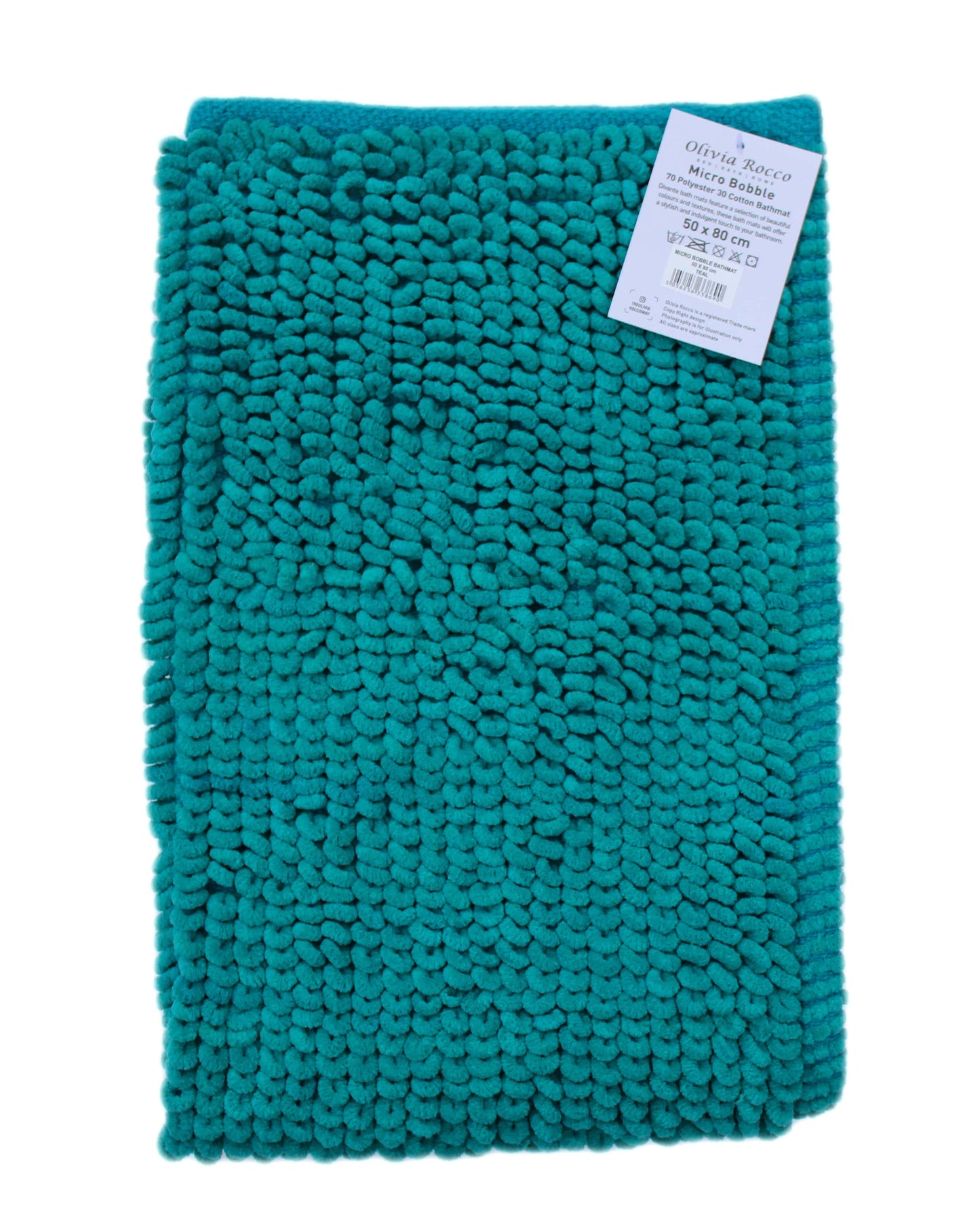 Pebbles Micro Bobble Bath Mat Pure Indian Cotton Hand Woven
