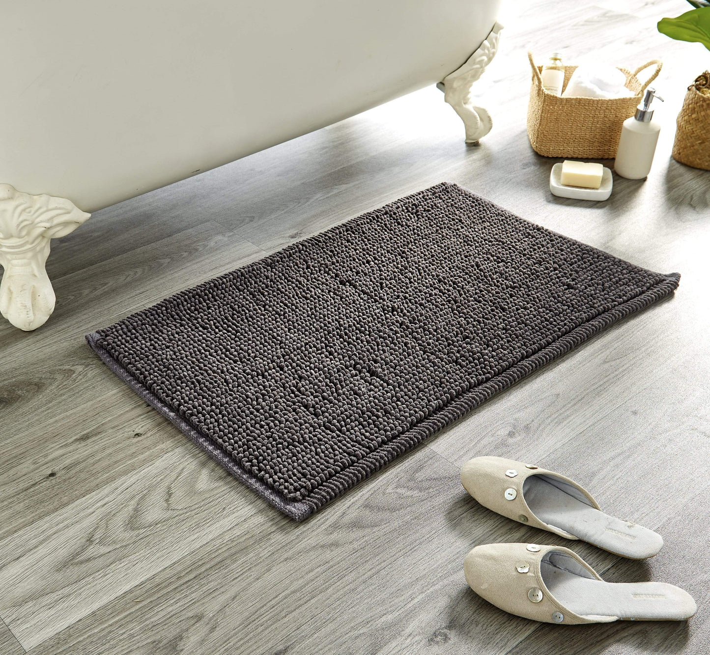 Pebbles Micro Bobble Bath Mat Pure Indian Cotton Hand Woven